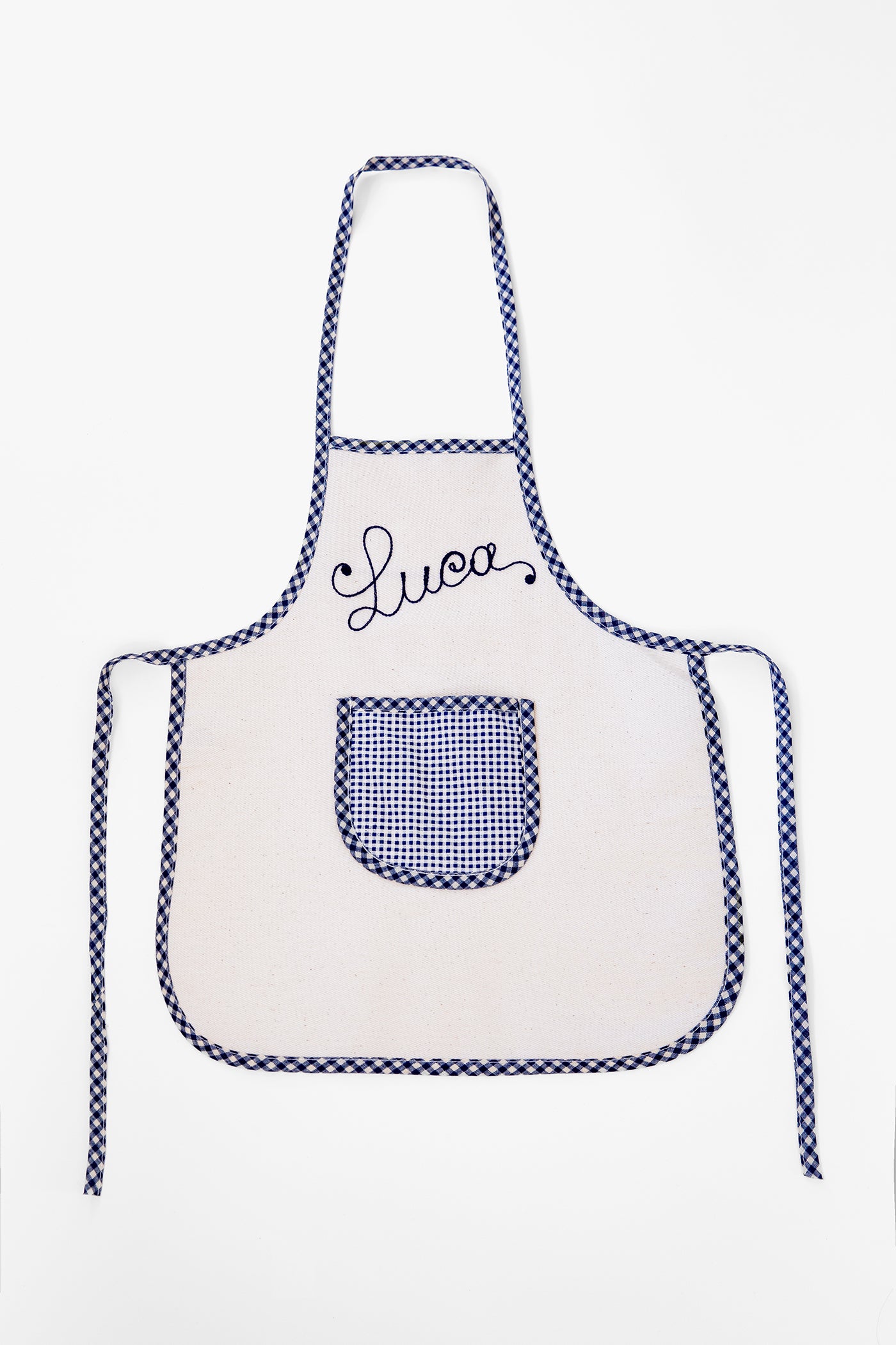 CHILDREN'S APRON, NAVY