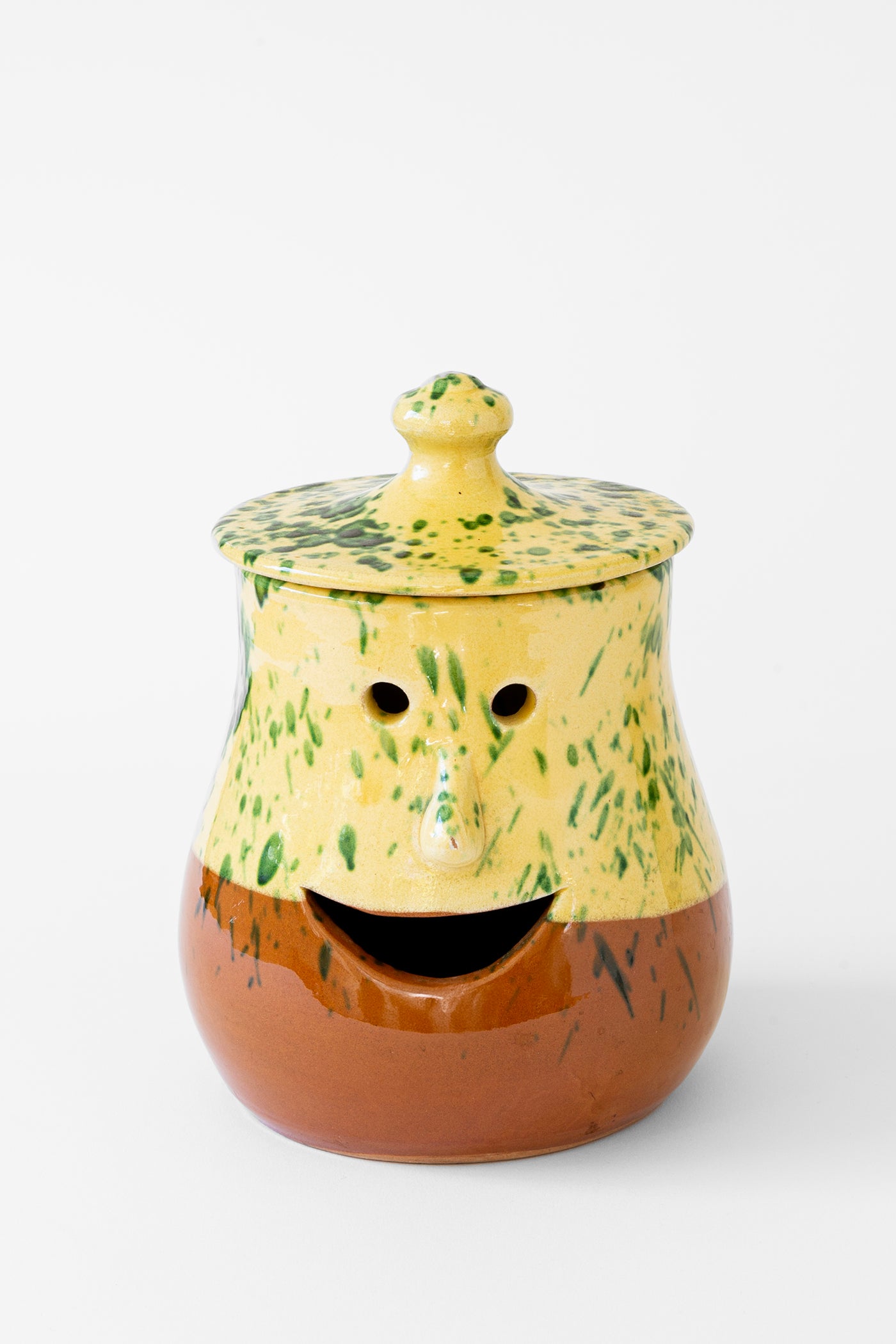 VINTAGE ITALIAN SPLATTERWARE JAR