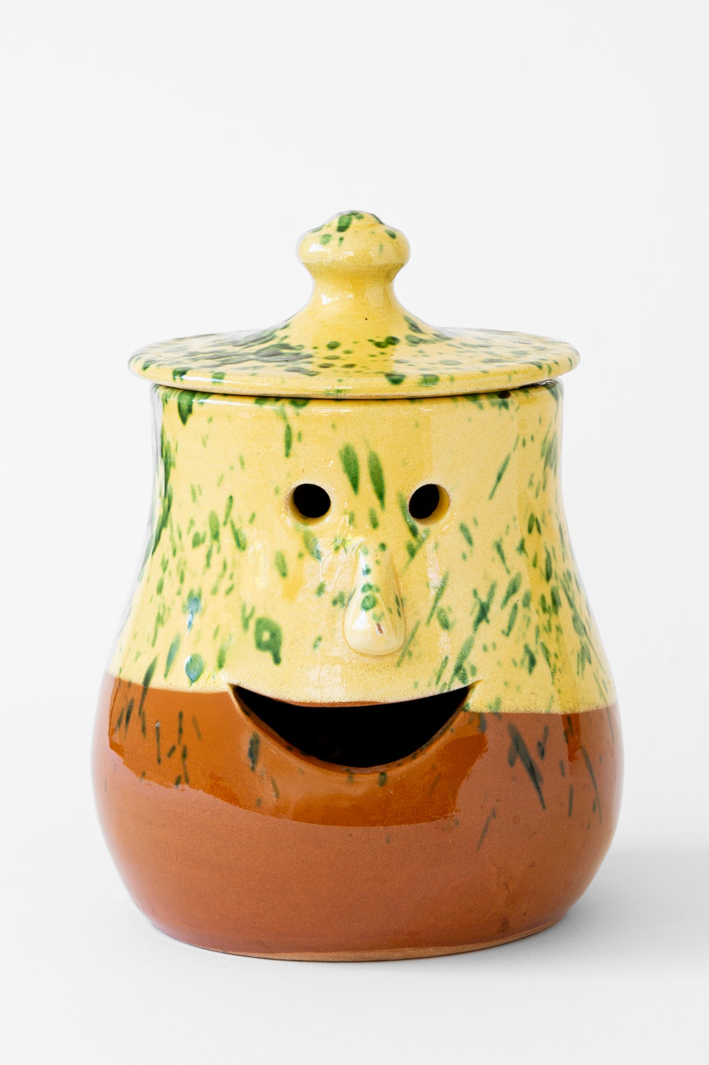 VINTAGE ITALIAN SPLATTERWARE JAR
