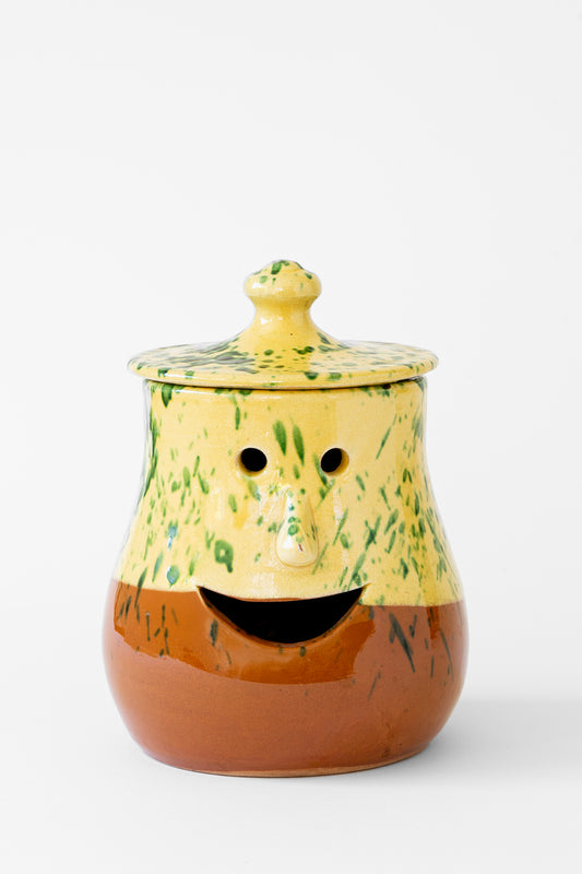 VINTAGE ITALIAN SPLATTERWARE JAR